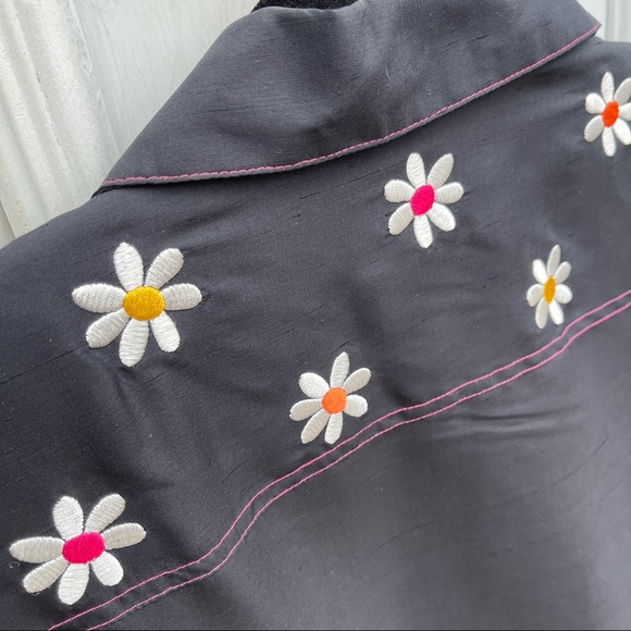 BOB MACKIE Wearable Art Navy Jacket embroidered - Picture 6 of 6